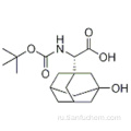 Boc-3-гидрокси-1-адамантил-D-глицин CAS 361442-00-4